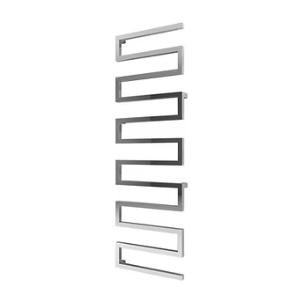 Product cut out image of the Radox Serpentine 1570mm x 500mm Chrome Designer Towel Rail